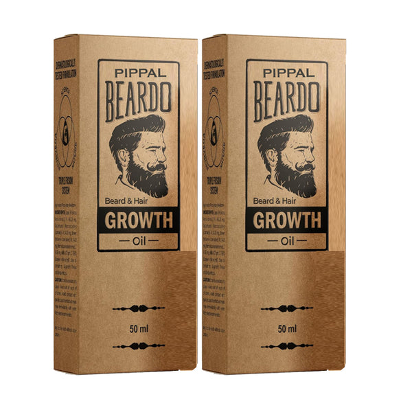Beardo Beard & Hair Growth Oil (2 × 50ml) – Faster Beard Growth Formula | Thick, Fuller & Stronger Hair Care for Men