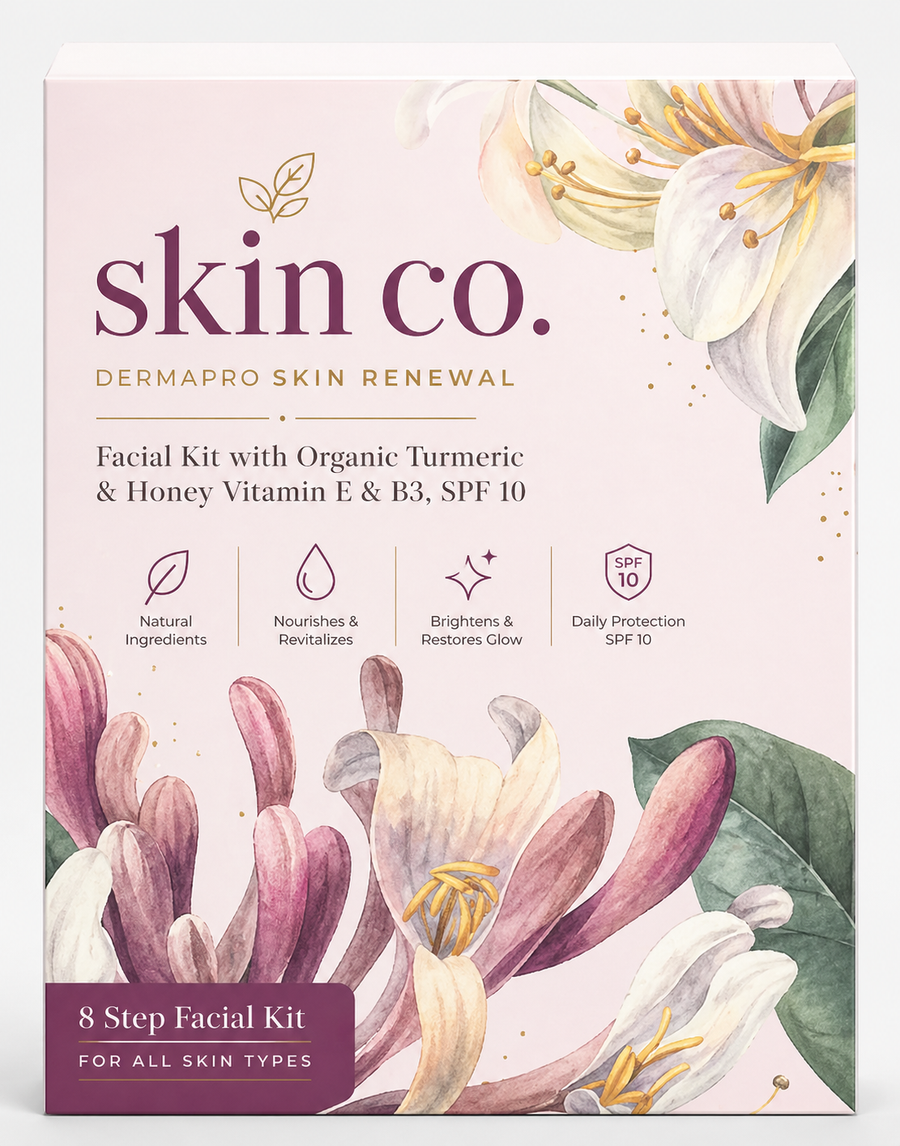 Skin Co. NYC Advanced Dermapro Radiance Renewal – Turmeric & Honey Enriched Facial Ritual